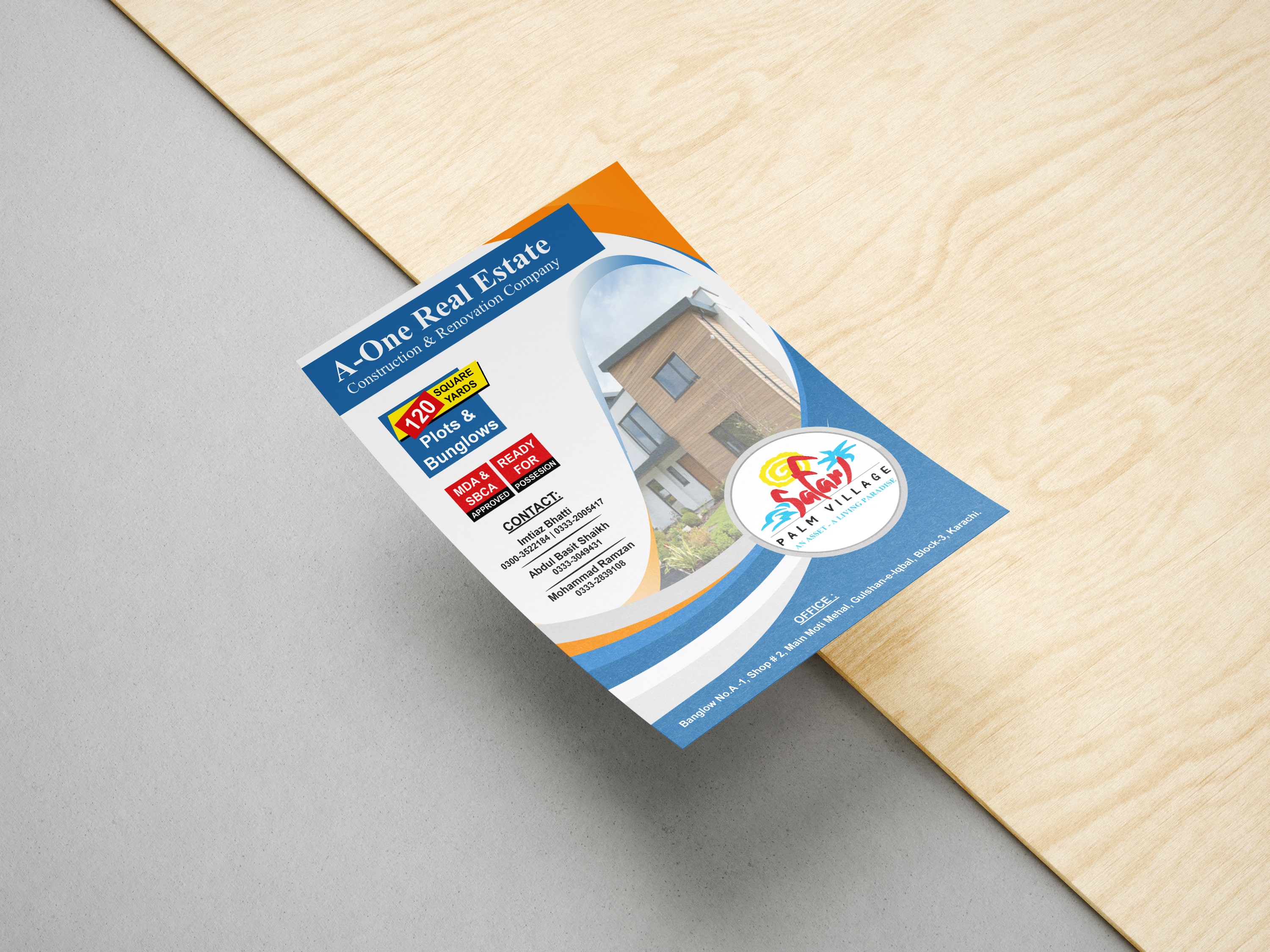 A5 modern flyer design Birmingham marketing