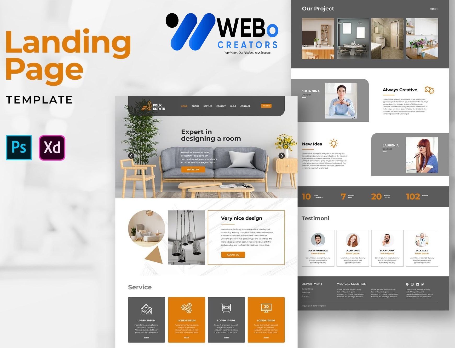 Creative Landing Page Designs, Themes, Graphic Elements for Birmingham Businesses 2026