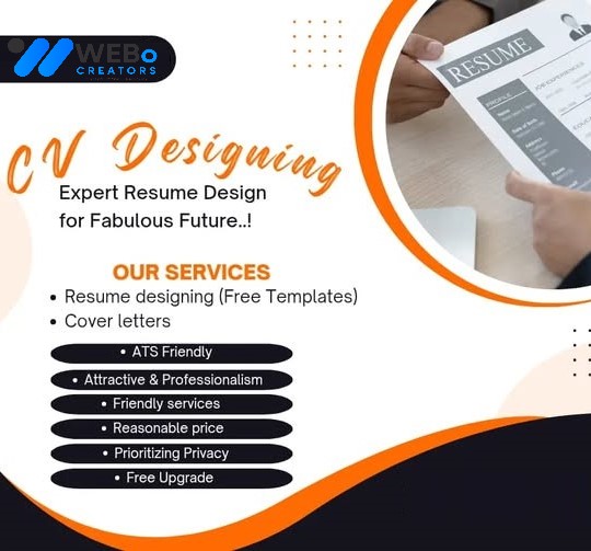 Resume and CV Design Services | Modern curriculum vitae in Birmingham